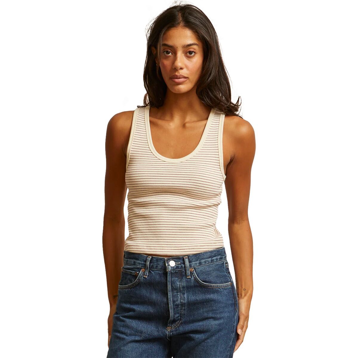 

Майка с поддержкой Structured Rib Perfectwhitetee, мультиколор