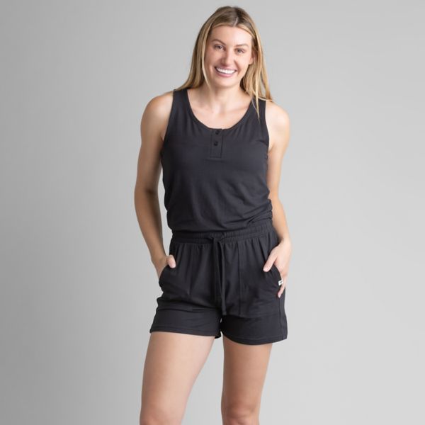 

Женский комбинезон хенли для путешествий Liv Outdoor, черный
