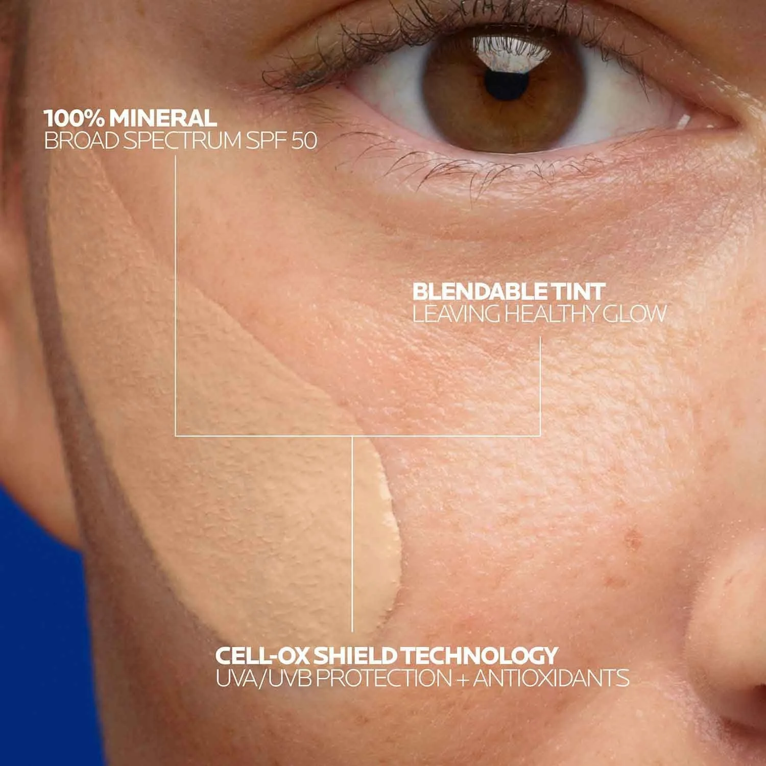Солнцезащитный крем La Roche-Posay Anthelios 50 Mineral Tinted Ultra Light Sunscreen Fluid 50 мл/1,7 унции (упаковка из 2 шт.), Tinted — фото 4