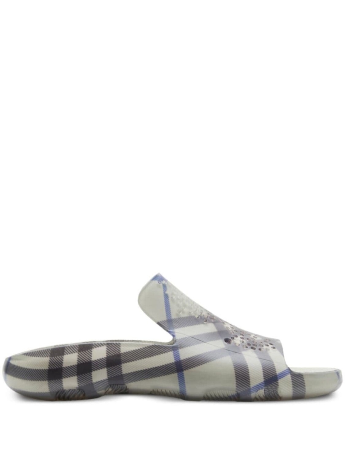 

Шлепанцы Stingray в клетку Burberry, серый