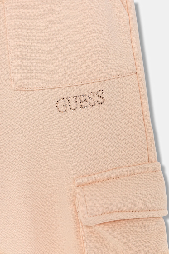 Детские спортивные штаны Guess, оранжевый — фото 3