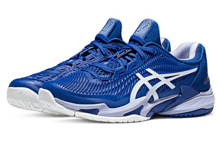 Мужские теннисные кроссовки Asics Court FF 3 Novak, Blue/White — фото 2