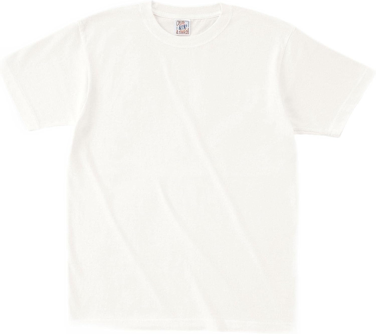 

Футболка с коротким рукавом Cross and Stitch OE1116 Open End Maxweight, мужская и женская Cross Stitch, натуральный