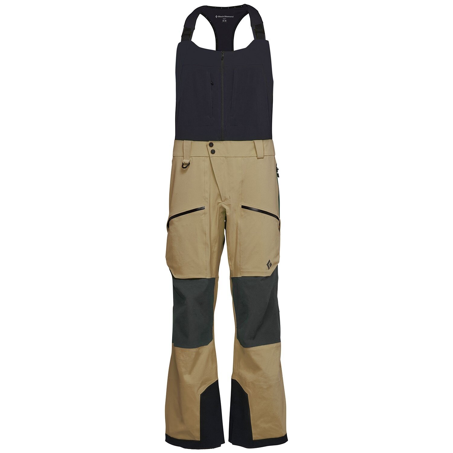 

Брюки Black Diamond Recon Stretch Pro Bib, цвет Khaki/Smoke