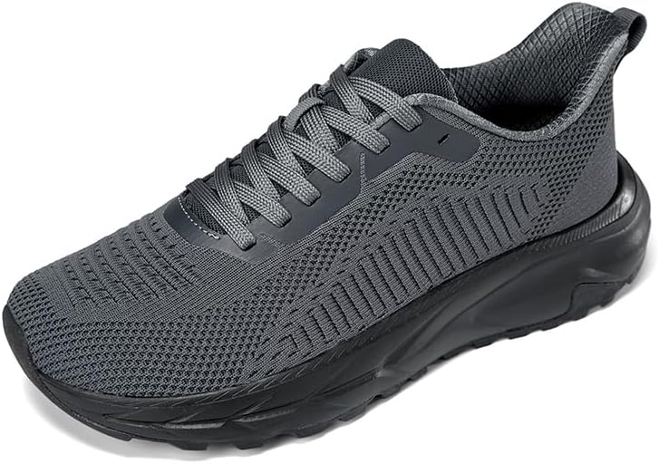 

Мужские повседневные кроссовки HOWLUCK с широкой носковой частью и поддержкой свода стопы, серый