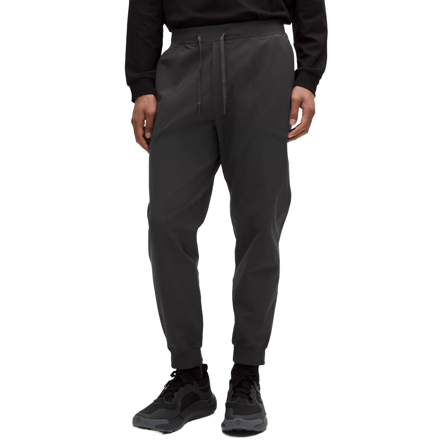 

Вязаные спортивные штаны ABC для мужчин Lululemon, obsidian (obsidian черный)/obsi