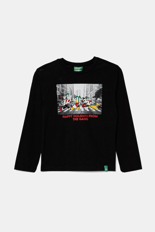 

Лонгслив United Colors Of Benetton, черный