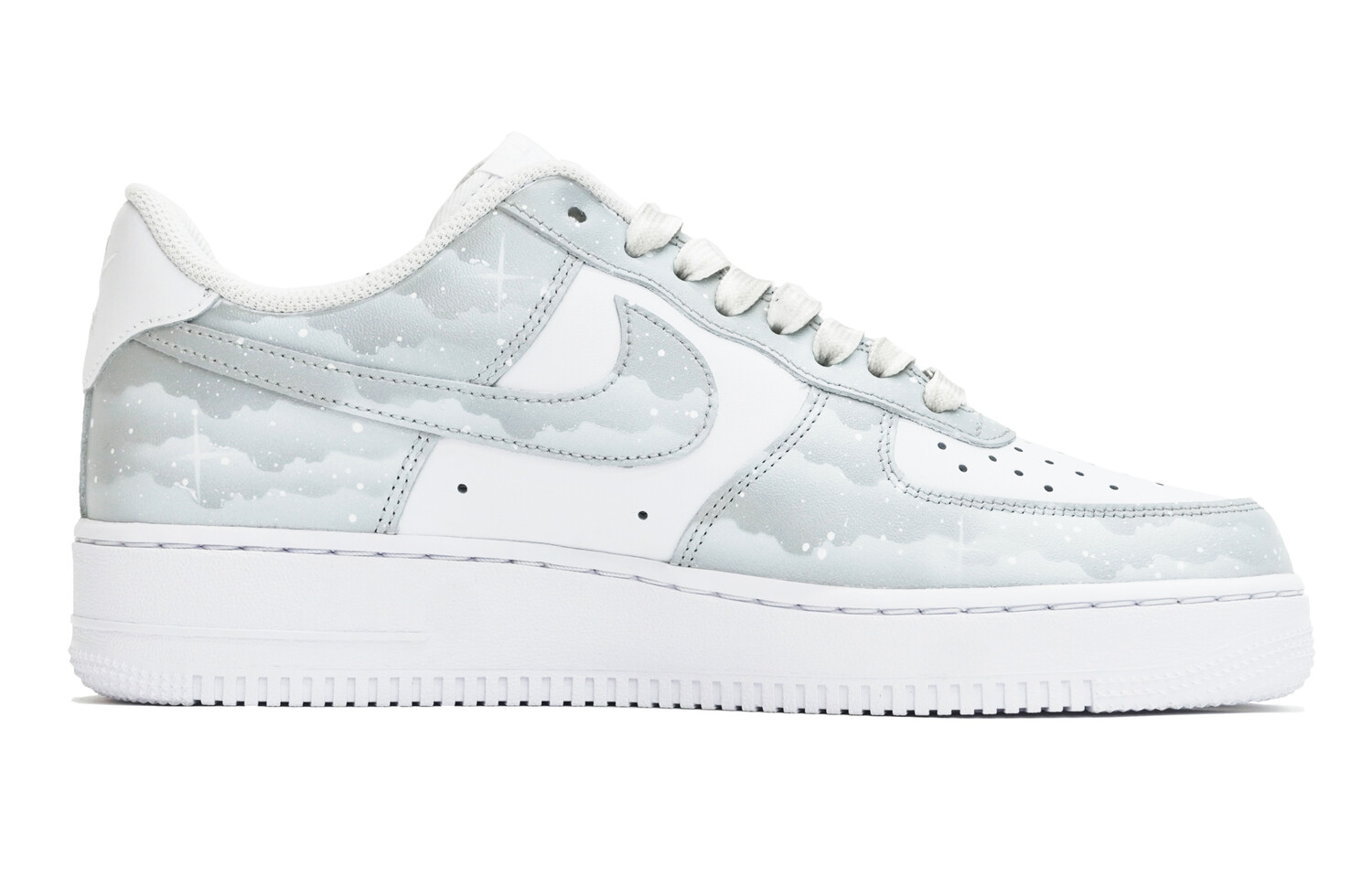 

Кроссовки Nike Air Force 1 Skateboard Shoes Women's Low-Top Gray White