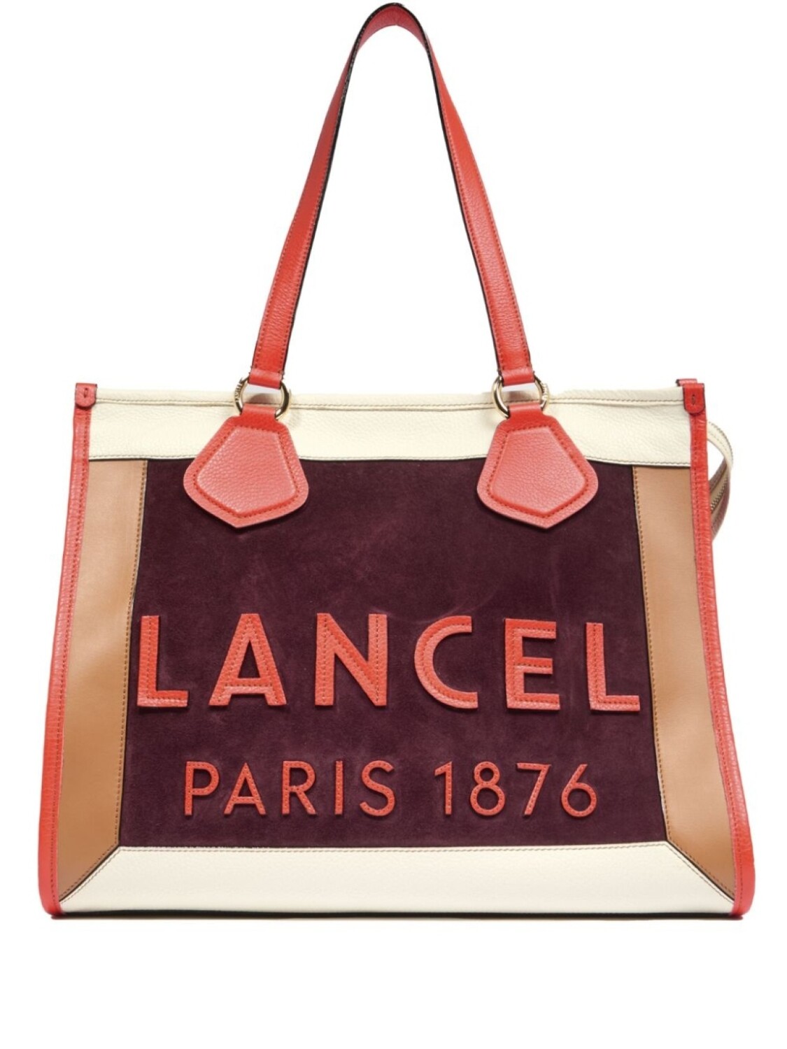 

Большая сумка-тоут Lancel, красный