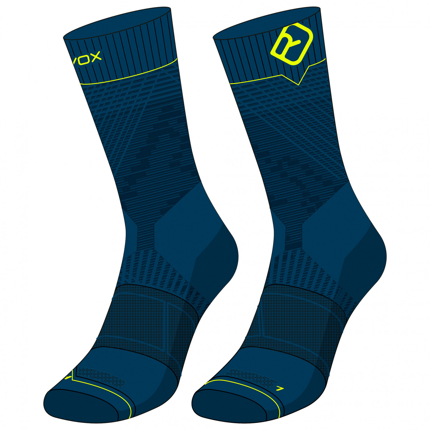

Носки из мериноса Ortovox Alpine Pro Comp Mid Socks, цвет Petrol Blue
