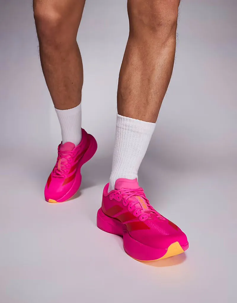 Adidas performance Кроссовки Adidas Running Adizero EVO SL ярко-розового и красного цвета, эксклюзивно представлены на ASOS — фото 3