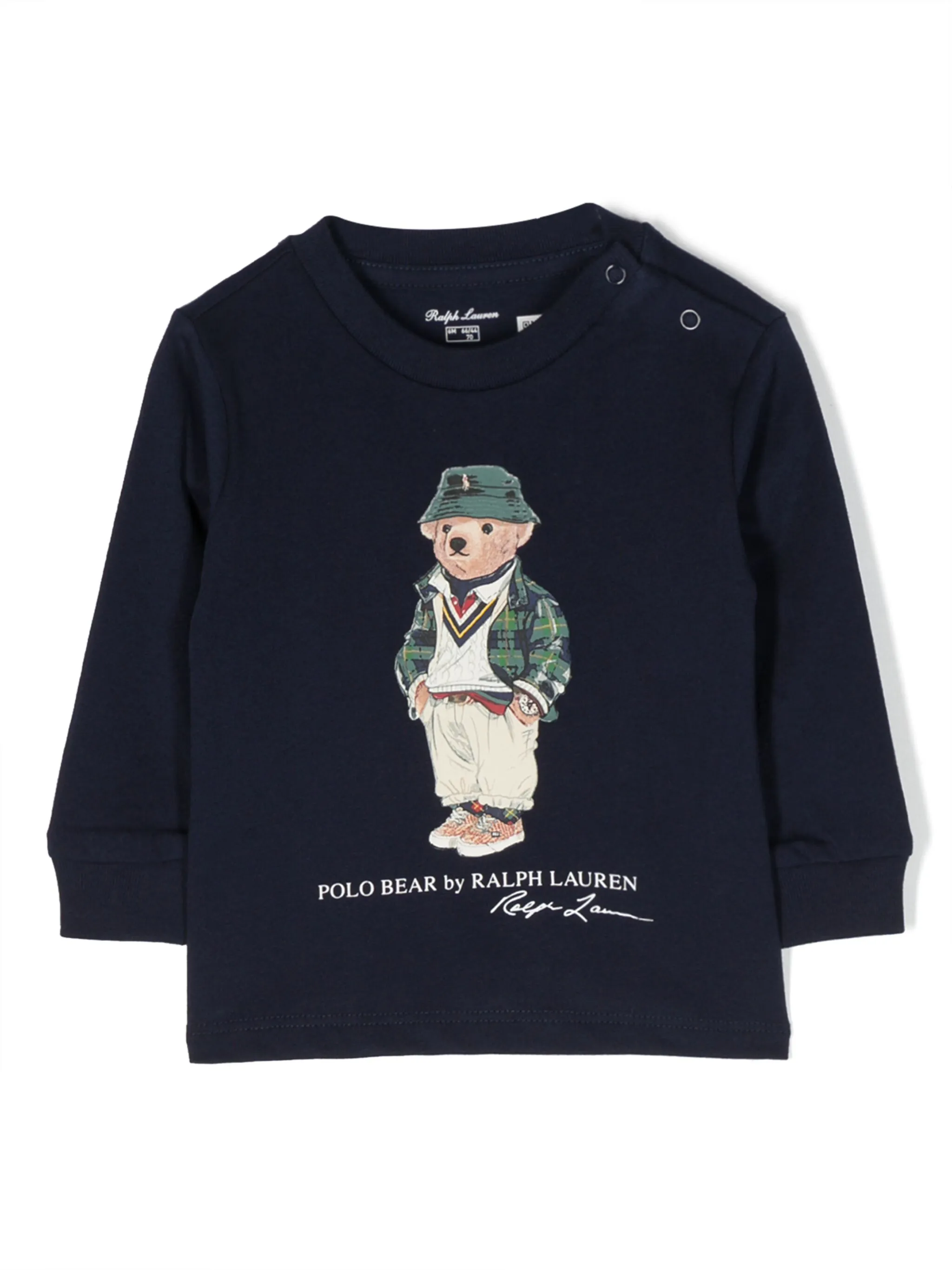 

Толстовка с принтом Polo Bear Polo Ralph Lauren Kids, синий