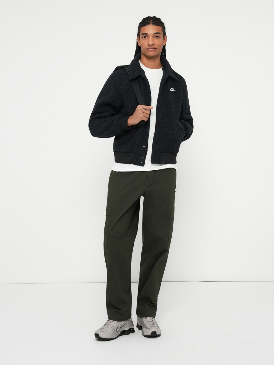 Толстовка с капюшоном на молнии Nike Sportswear CLUB, черный — фото 4