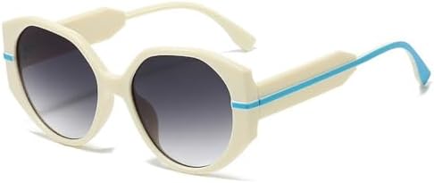 

Круглые солнцезащитные очки 2027 года для женщин и мужчин, тонкого типа, с градиентными линзами, поликарбонатной оправой, винтажный дизайн, защита от УФ-излучения UV400 MTZJH, C6