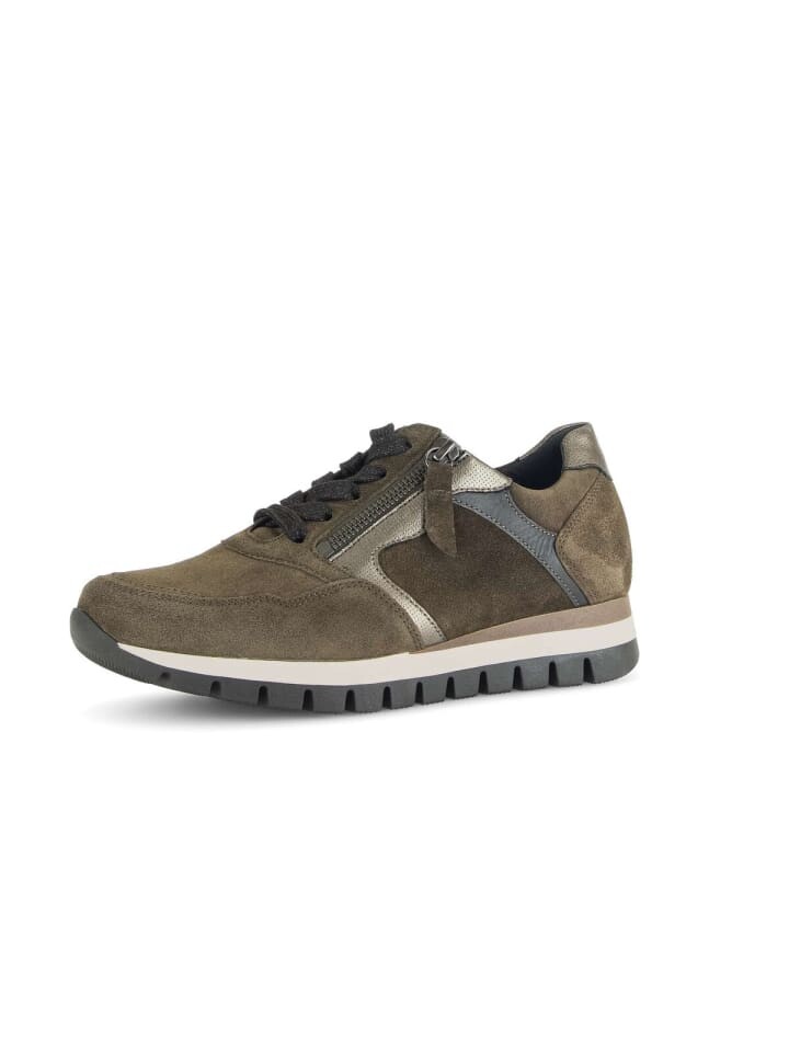 Низкие кроссовки Gabor Comfort low, зеленый