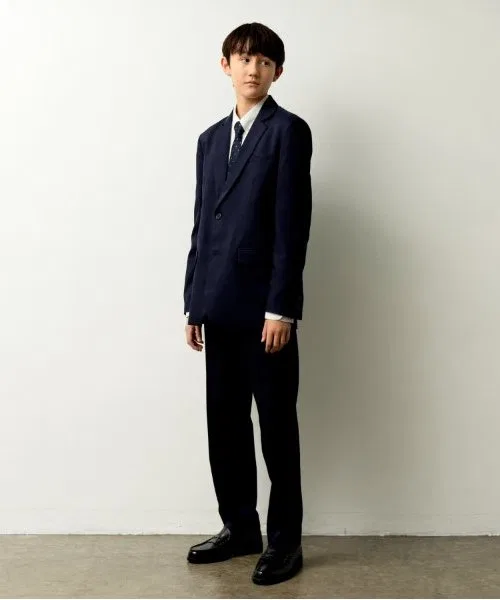 Костюм формальный Slim Fit, набор: пиджак и брюки, цвет тёмно-синий — фото 3