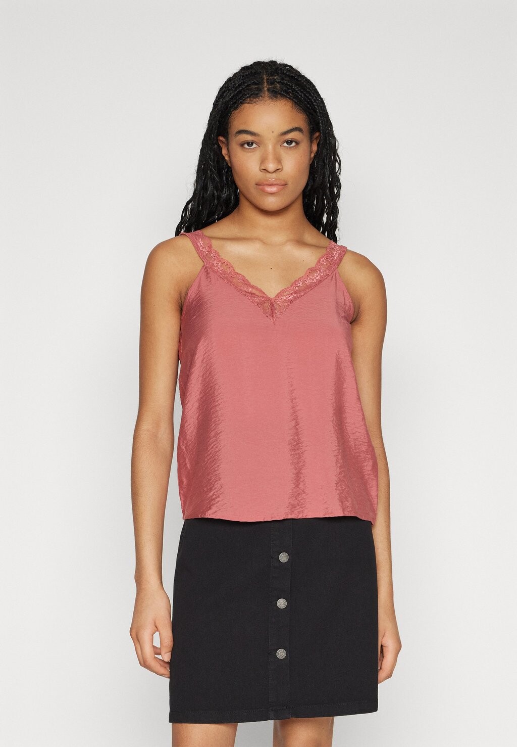 

Топ VMJOSIE SINGLET Vero Moda, цвет marsala