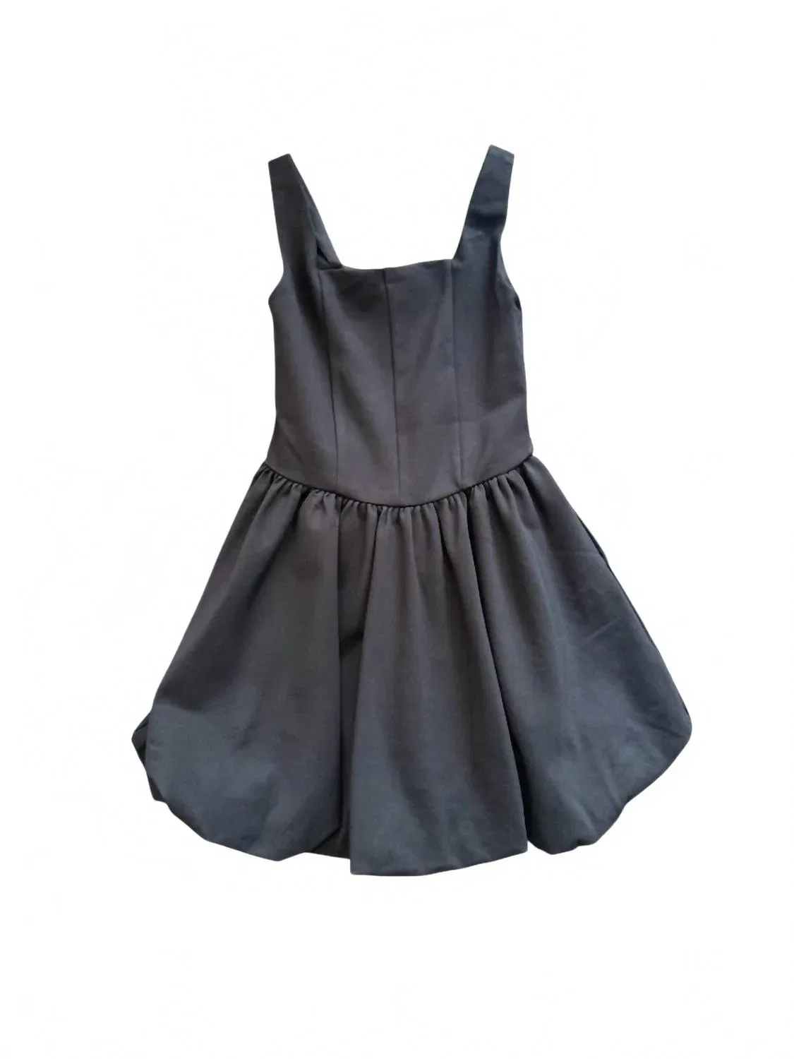 MISS BEHAVE GIRLS Платье-пуховое Bailey с квадратным вырезом, черное — фото 3