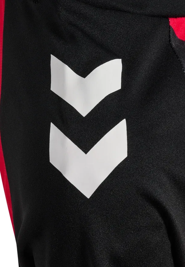 Футбольная футболка Hummel, цвет истинный красный черный — фото 4