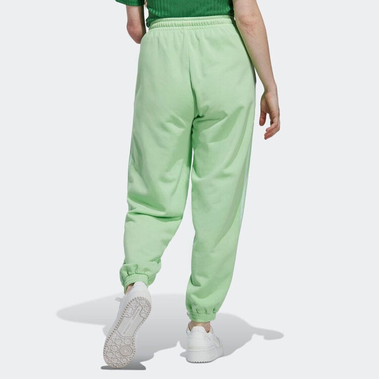 Трикотажные спортивные штаны женские мятно-зеленые Adidas Originals — фото 3
