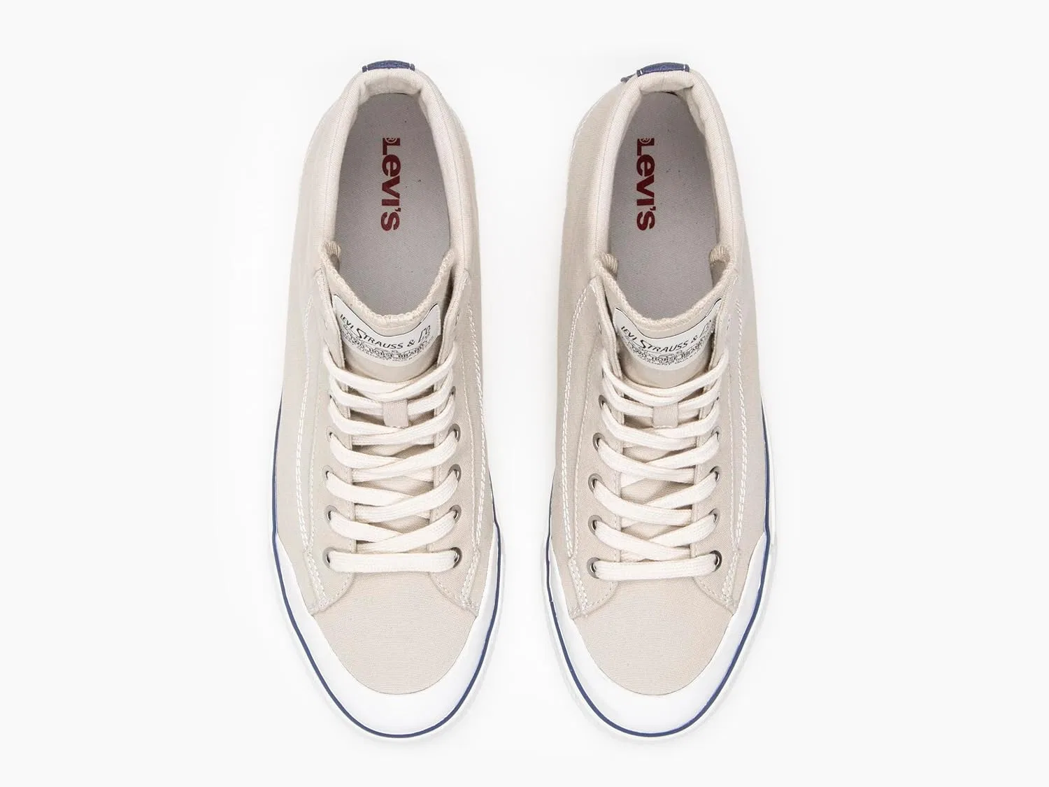 Кроссовки Levi's Herren LS2 Mid Street, Off White — фото 4