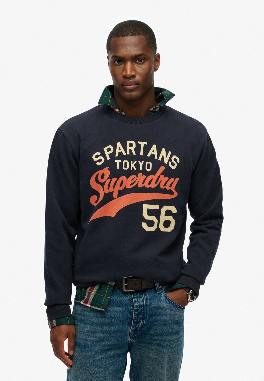 

Толстовка ATHLETIC Superdry, синий