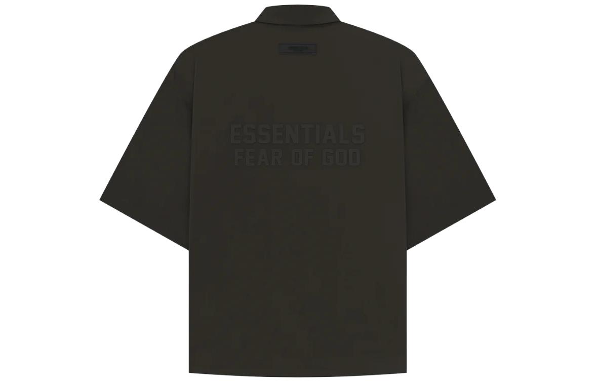 Футболка мужская серая черная Fear Of God Essentials — фото 3