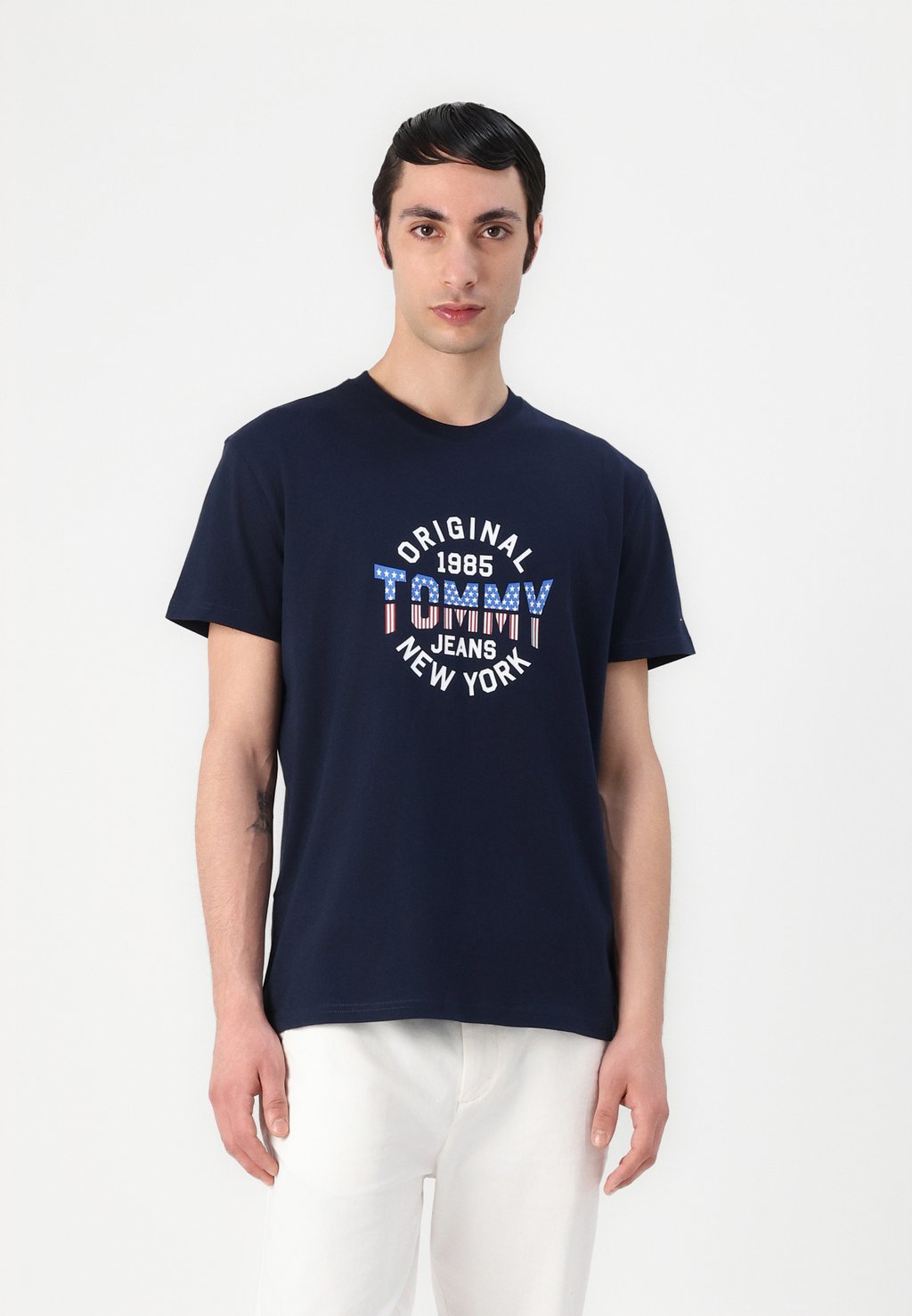 

Футболка с принтом USA CIRCLE GRAPH TEE Tommy Jeans, темно-синий