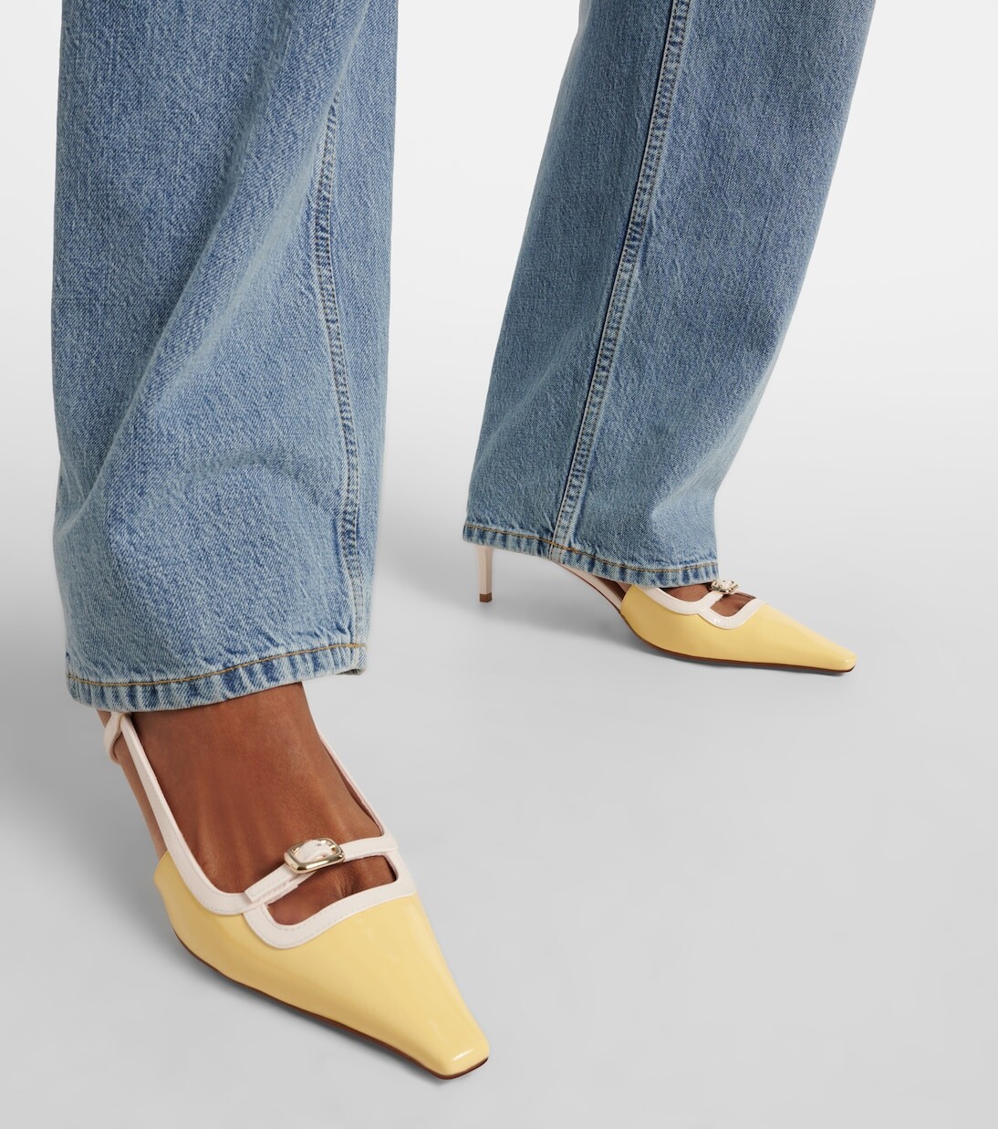Лакированные туфли viv' canard с пяткой назад Roger Vivier, сиреневый — фото 4