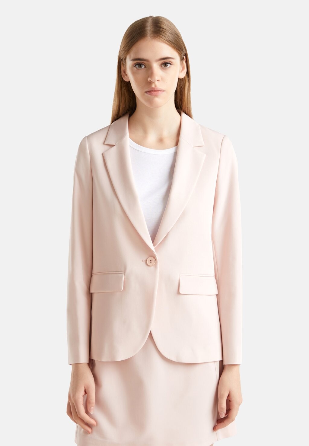 

Блейзер United Colors of Benetton, розовый