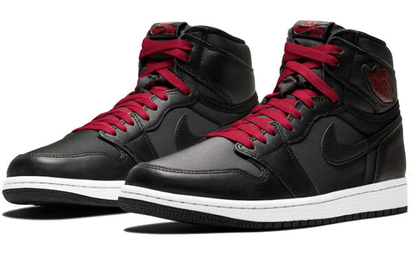 Кроссовки 1 retro high og 'black gym red' Air Jordan, черный — фото 3