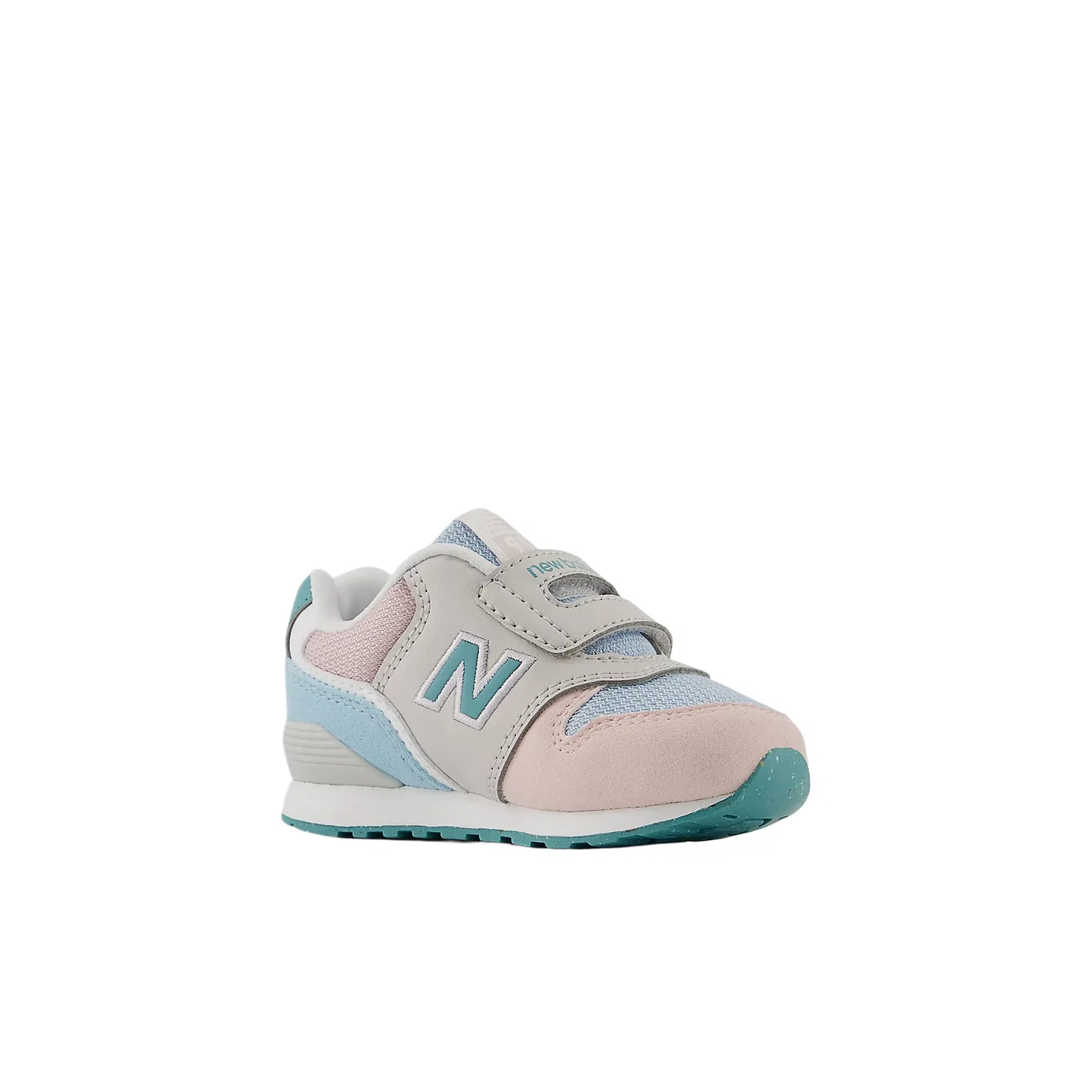 Кроссовки NB 996 Cushioning Abrasion Resistant Low top Toddler Shoes Wide Women's Infant And Toddler New Balance, Stone Pink & Cloud Blue — фото 4