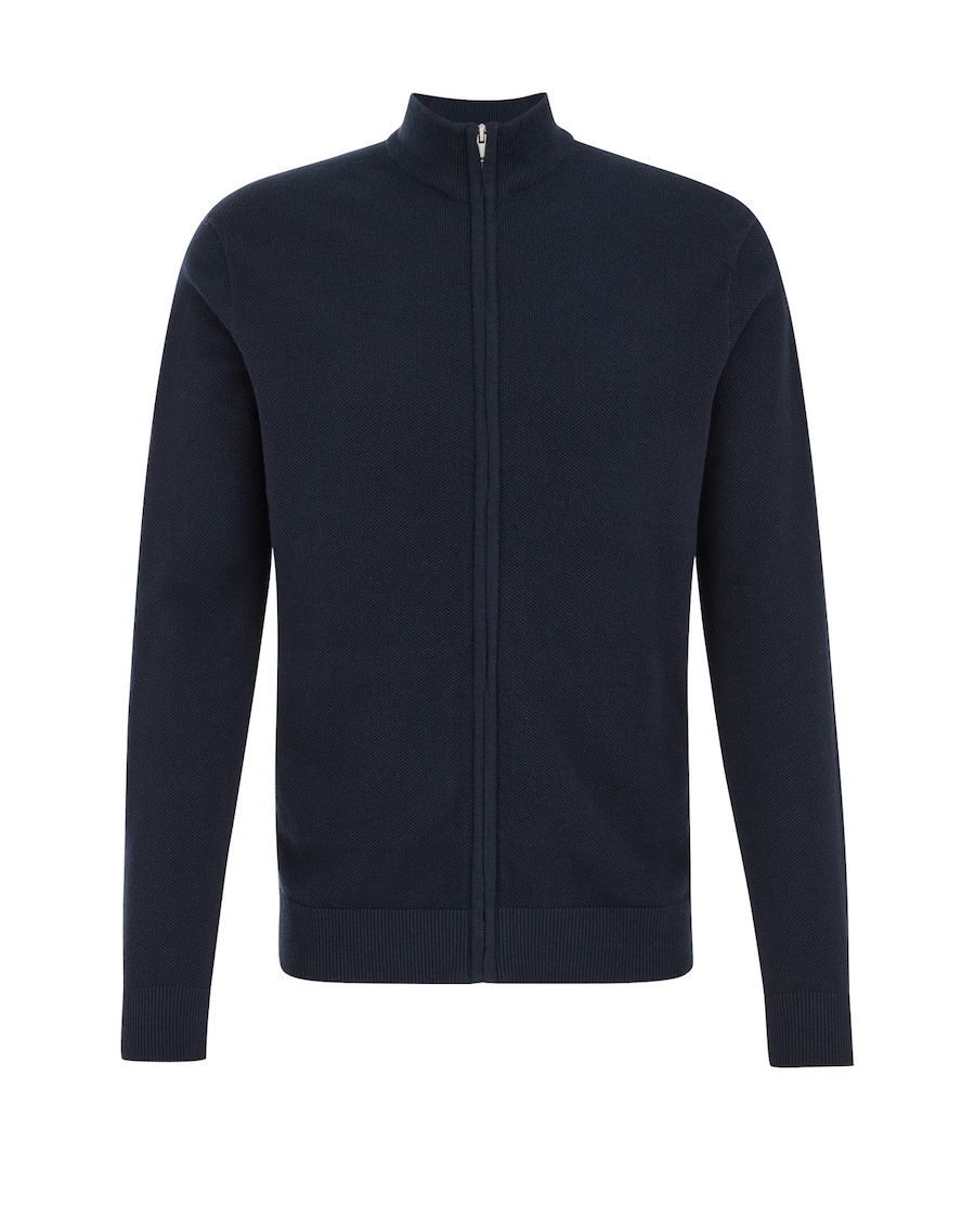 

Вязаный кардиган WE Fashion, темно-синий