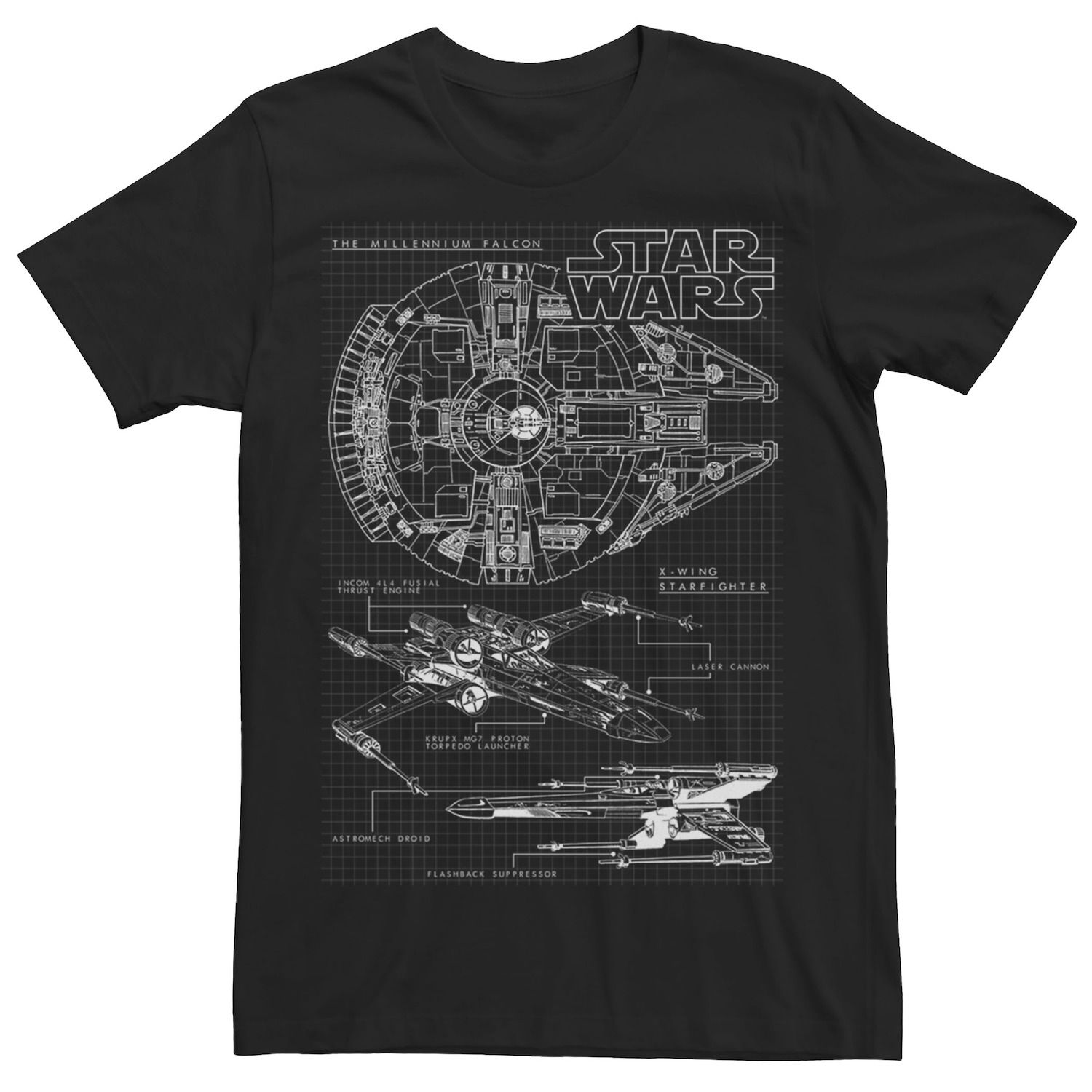 

Мужская футболка Rebel Schematic Grid Star Wars