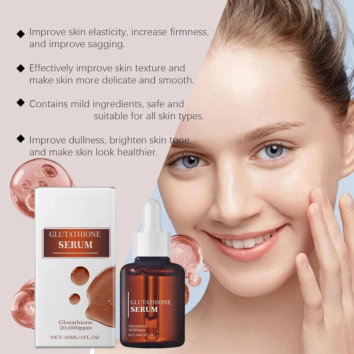 Сыворотка Clisole — С глутатионом, ниацинамидом и гиалуроновой кислотой, 50 мл — фото 3