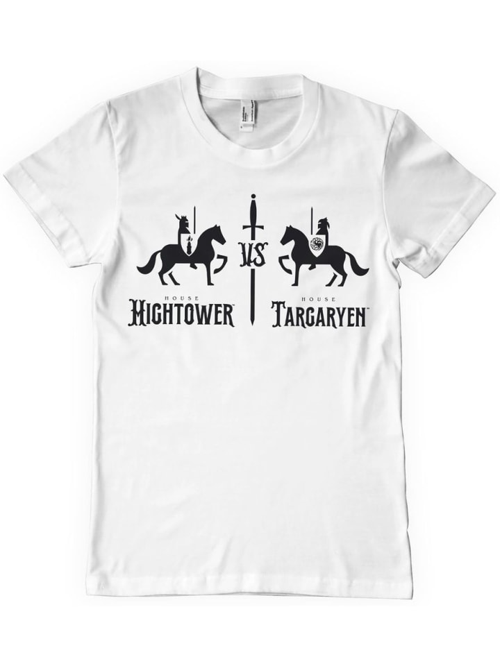 

Футболка Hightower Vs Targaryen T-Shirt House Of The Dragon, белый