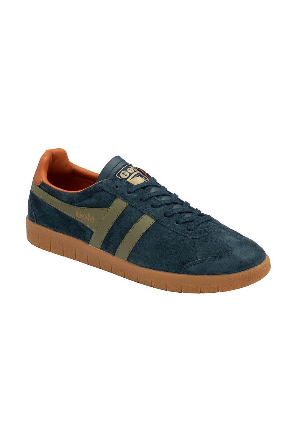 

Замшевые кроссовки на шнуровке 'Hurricane Suede' Gola, темно-синий