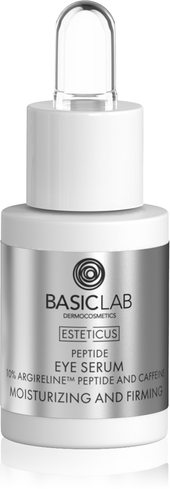 

Укрепляющая сыворотка для кожи вокруг глаз Dermocosmetics Esteticus с пептидами Basiclab, 15 мл