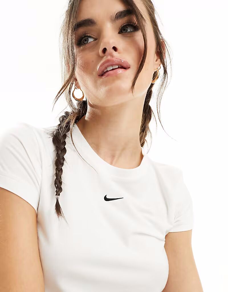 Футболка белого цвета Nike — фото 3