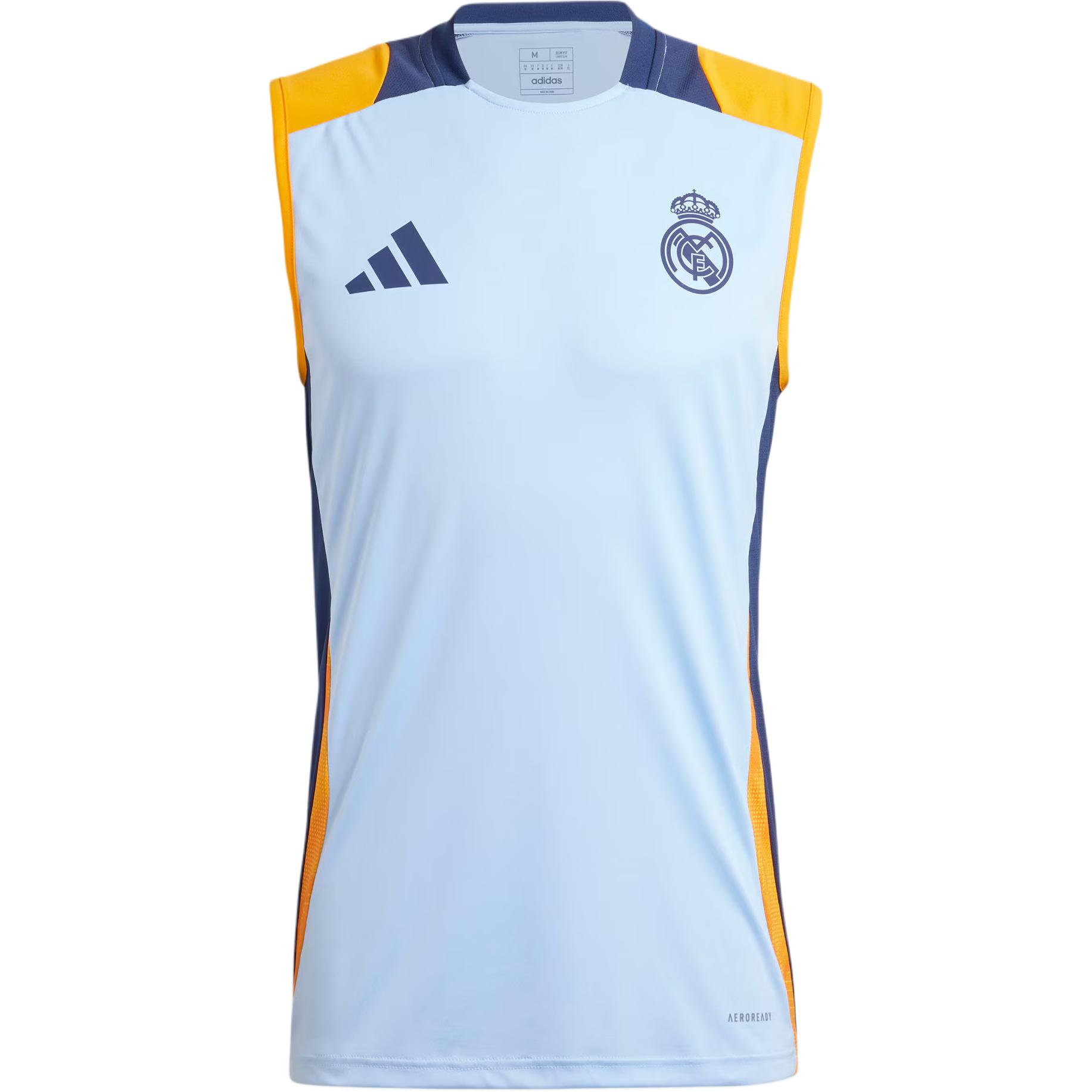 

Футболка Real Madrid C.F мужская глянцевая синяя Adidas
