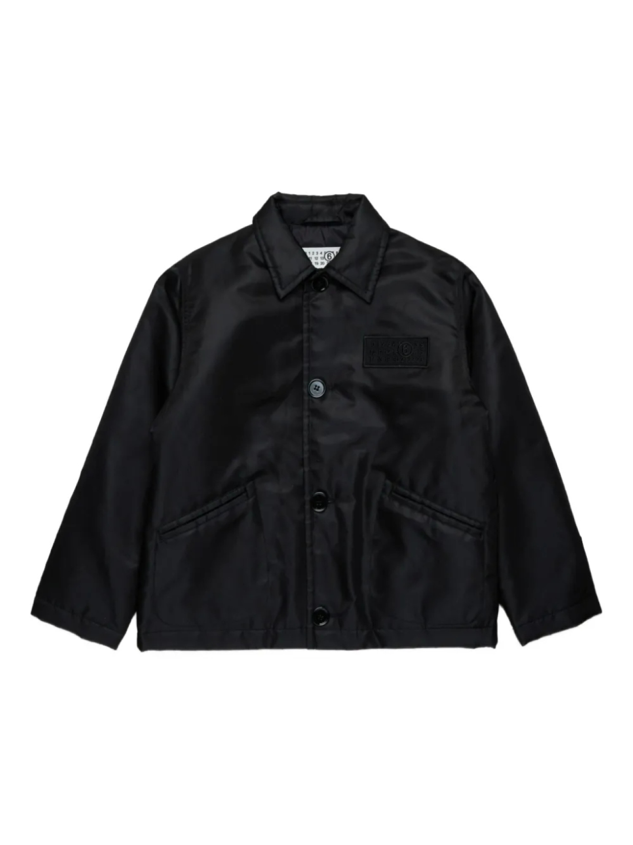 

MM6 Maison Margiela Kids куртка с логотипом, черный