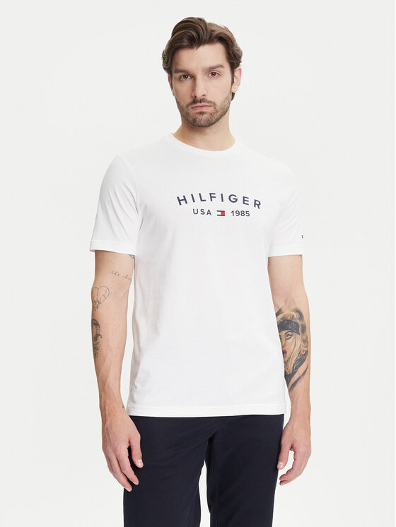 

Футболка обычного кроя Fathers Day MW0MW39356 Tommy Hilfiger, белый
