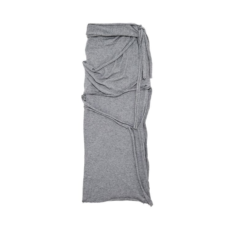

Юбка Ottolinger Drape Strap Knit Skirt Grey, серый