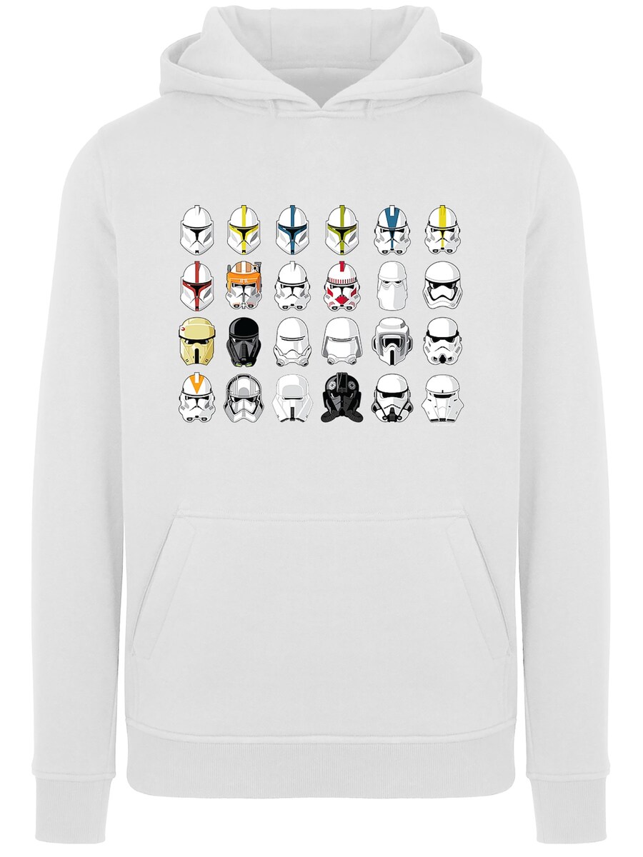 

Толстовка F4NT4STIC Star Wars Stormtrooper Piloten Helme, белый