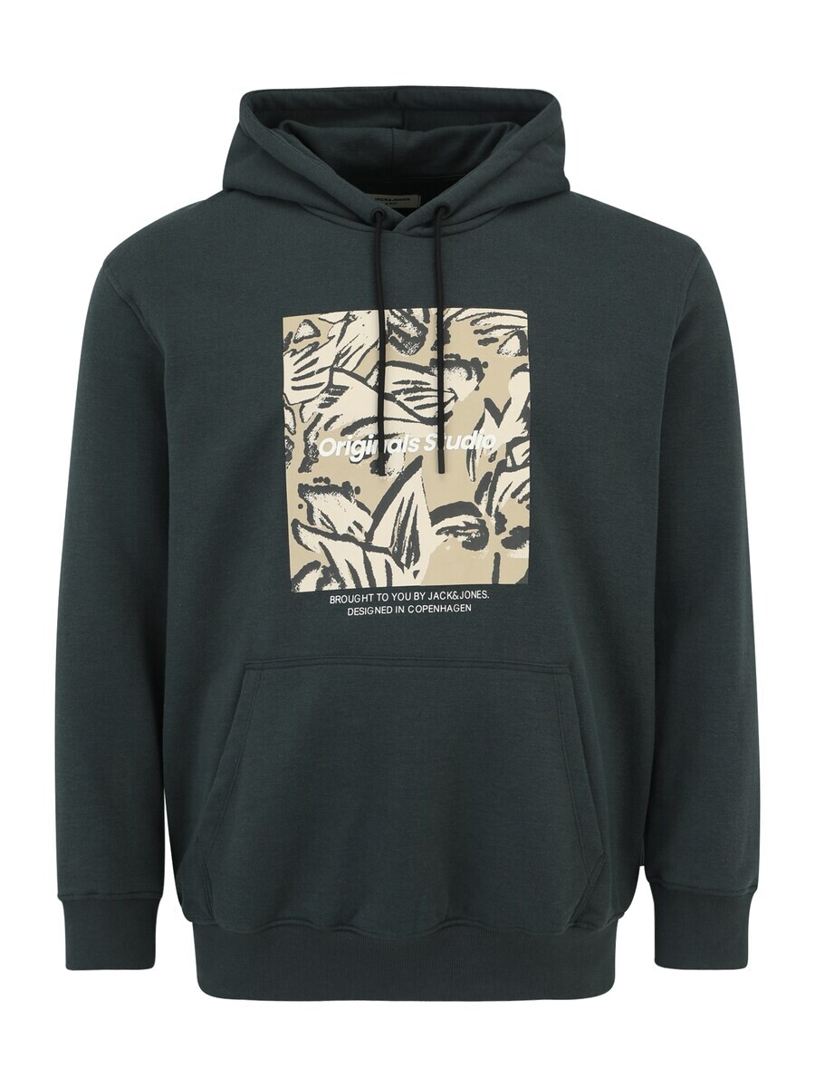 

Толстовка с капюшоном Jack & Jones Plus Sweatshirt JORVesterbro Newton, цвет fir