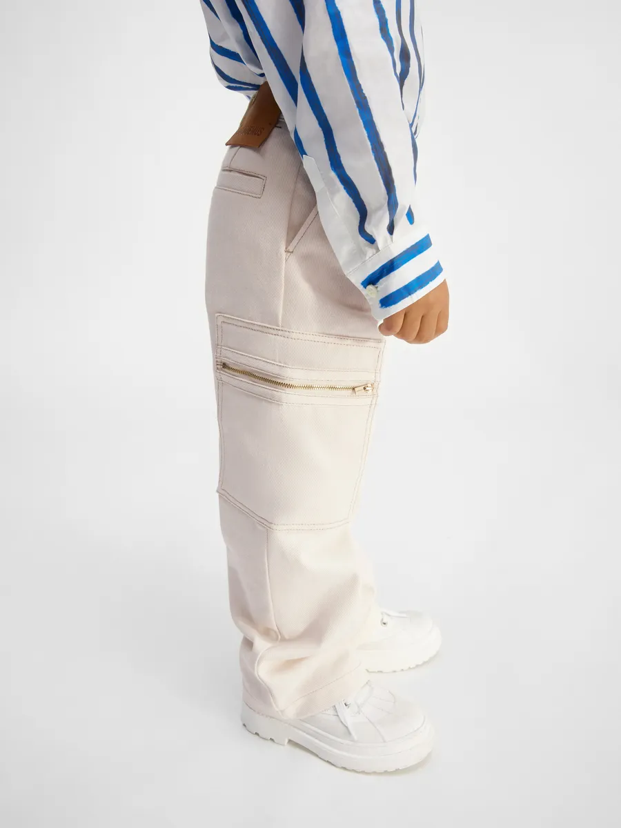 

Джинсы Le de Nîmes для ребенка Jacquemus, белый