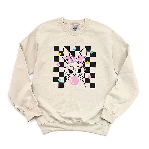 

Свитшот Checkered groovy bunny Simply Sage Market, Dust, Зеленый, Свитшот Checkered groovy bunny Simply Sage Market, Dust