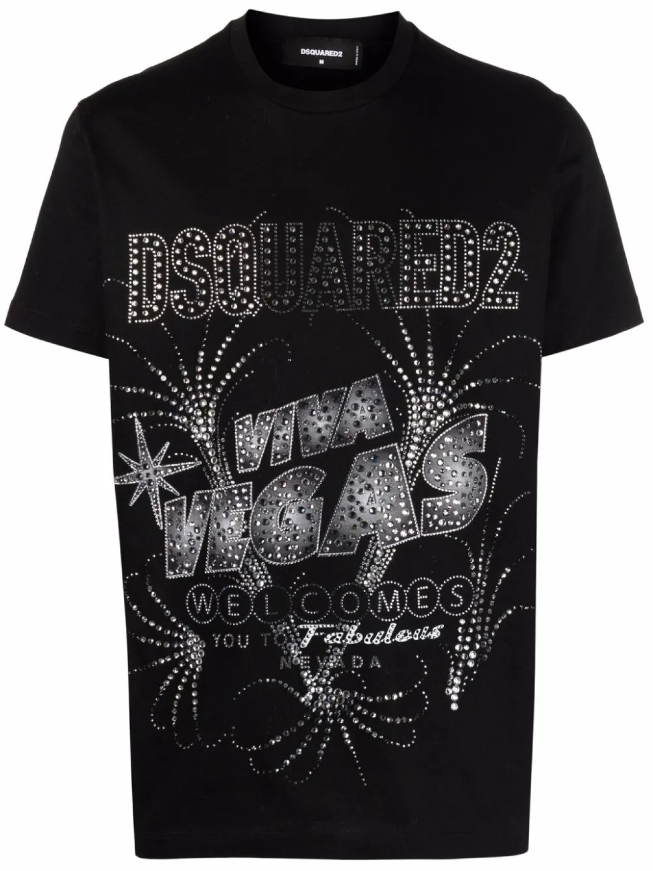 

DSQUARED2 футболка с принтом Las Vegas, черный
