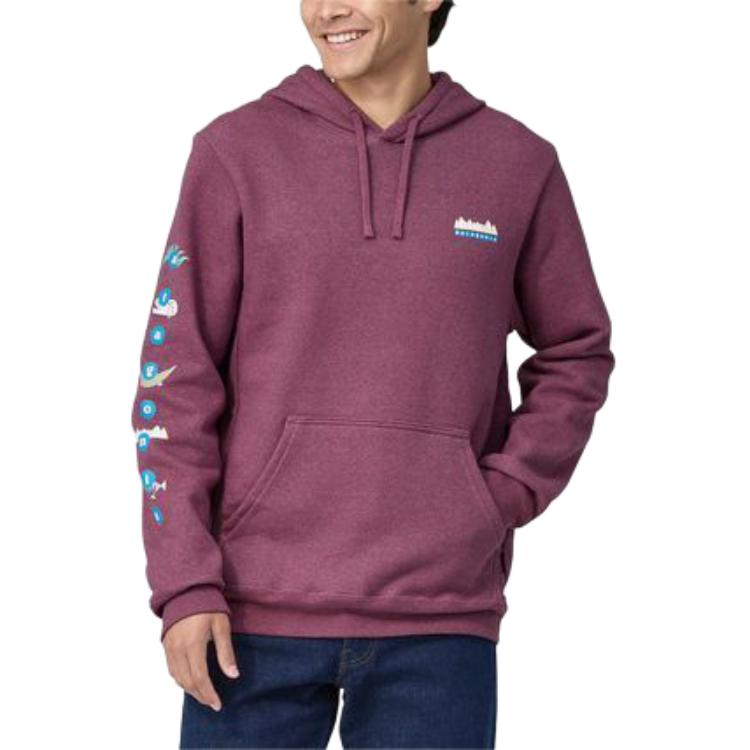 

Толстовка с капюшоном Fitz Roy Wild Uprisal мужская Patagonia, Gravel Heather