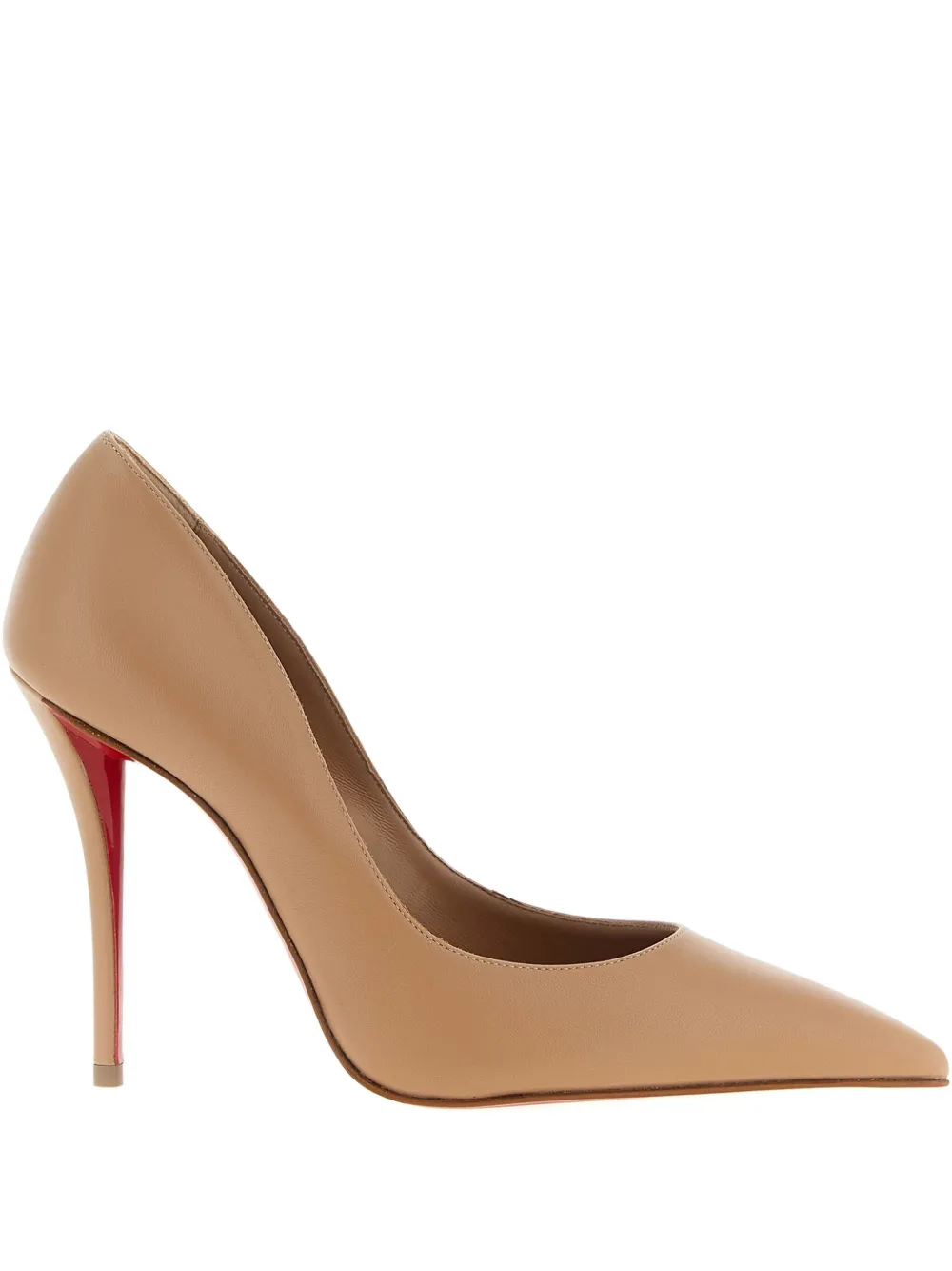 Туфли-лодочки Кейт с острым носком и шпилькой Christian Louboutin, нейтральный